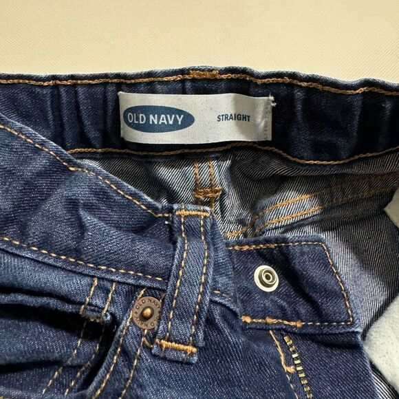 Old Navy Boys Dark Wash Straight Leg Jean - Picture 4 of 5
